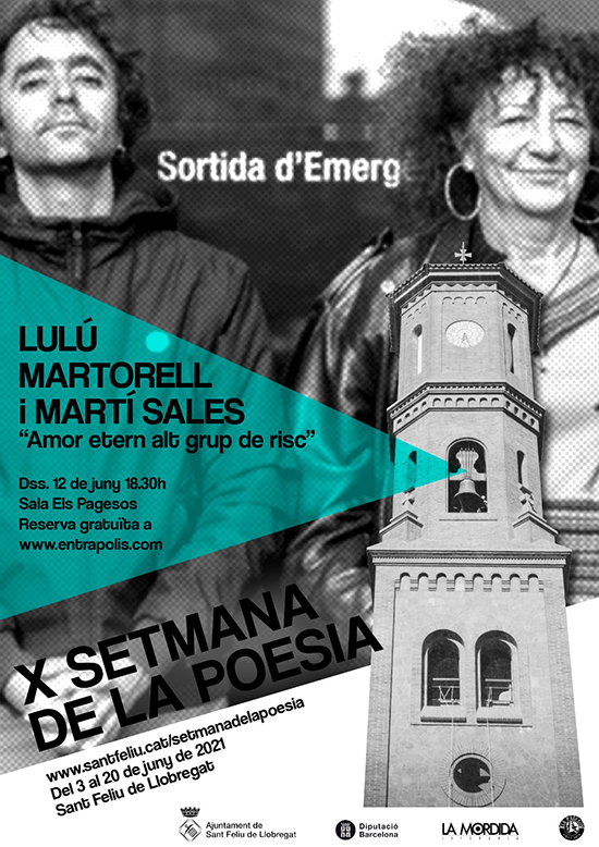 X SETMANA DE LA POESIA: ‘Amor etern alt grup de risc’, amb Lulú Martorell i Martí Sales